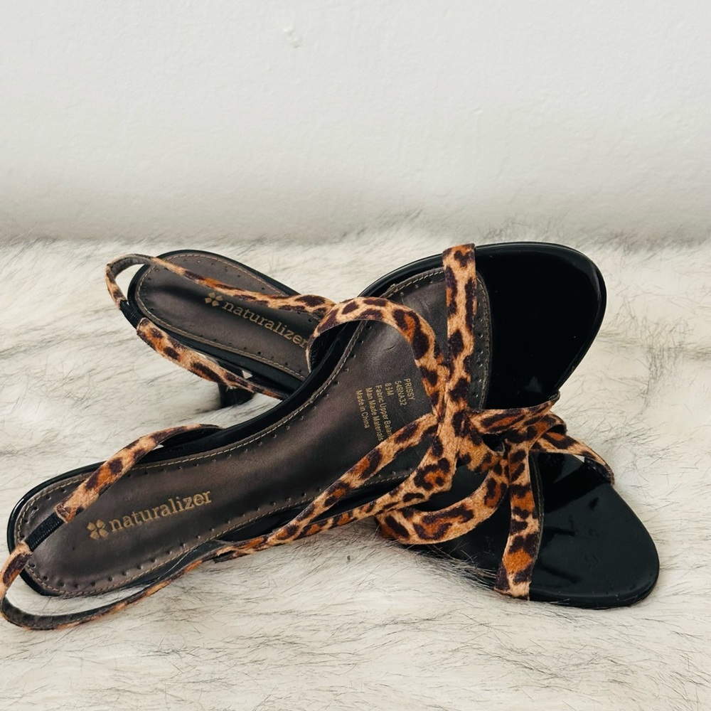 Leopard dress sandal